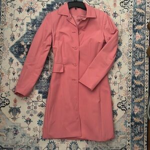 Express pink trench coat